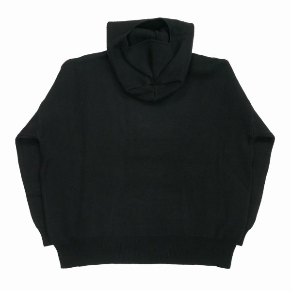 画像2: 【40%OFF】DAIRIKU/Face Cover Knit Pullover（Black）［フェイスカバーニットプルオーバー-23秋冬］ (2)