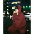 画像3: WACKO MARIA/MIDDLE WEIGHT PULL OVER HOODED SWEAT SHIRT（BURGUNDY）［プルオーバーパーカー-23秋冬］ (3)