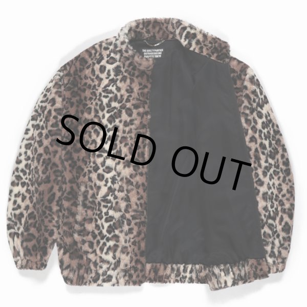 画像2: WACKO MARIA/FAUX LEOPARD FUR TRACK JACKET（BEIGE）［レオパードファートラックJKT-23秋冬］ (2)