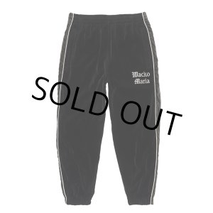 画像: WACKO MARIA/VELVET TRACK PANTS（BLACK）［ベルベットトラックパンツ-23秋冬］