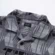 画像3: RATS/NATIVE JACQUARD SHIRT（GRAY）［ネイティブジャガードシャツ-23秋冬］ (3)