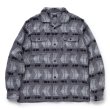 画像1: RATS/NATIVE JACQUARD SHIRT（GRAY）［ネイティブジャガードシャツ-23秋冬］ (1)