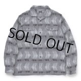 画像: RATS/NATIVE JACQUARD SHIRT（GRAY）［ネイティブジャガードシャツ-23秋冬］