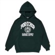 画像1: PORKCHOP/2nd COLLEGE HOODIE（FOREST）［プルオーバーパーカー-23秋冬］ (1)