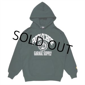 画像: PORKCHOP/2nd COLLEGE HOODIE（FOREST）［プルオーバーパーカー-23秋冬］