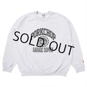 画像: PORKCHOP/2nd COLLEGE SWEAT（GRAY）［クルーネックスウェット-23秋冬］