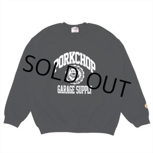 画像: PORKCHOP/2nd COLLEGE SWEAT（BLACK）［クルーネックスウェット-23秋冬］