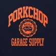 画像3: PORKCHOP/2nd COLLEGE SWEAT（NAVY）［クルーネックスウェット-23秋冬］ (3)