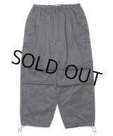 画像: COOTIE PRODUCTIONS/Memory Polyester Twill Error Fit Cargo Easy Pants（Black）［エラーフィットカーゴイージーパンツ-23秋冬］