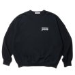 画像2: COOTIE PRODUCTIONS/Open End Yarn Sweat Crew（MARY）（Black）［スウェットクルー-23秋冬］ (2)