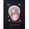 画像4: COOTIE PRODUCTIONS/Open End Yarn Sweat Hoodie（JESUS）（Black）［スウェットフーディー-23秋冬］ (4)