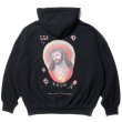 画像1: COOTIE PRODUCTIONS/Open End Yarn Sweat Hoodie（JESUS）（Black）［スウェットフーディー-23秋冬］ (1)