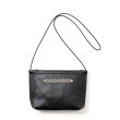 画像1: CALEE/STUDS LEATHER BODY BAG（BLACK）［スタッズレザーボディーバッグ-23秋冬］ (1)