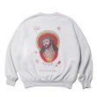 画像1: COOTIE PRODUCTIONS/Open End Yarn Sweat Crew（JESUS）（Oatmeal）［スウェットクルー-23秋冬］ (1)