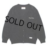 画像: WACKO MARIA/MOHAIR KNIT CARDIGAN（BLACK）［モヘアカーディガン-23秋冬］