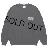 画像: WACKO MARIA/世界平和プロジェクト / SWEAT SHIRT（BLACK）［クルーネックスウェット-23秋冬］