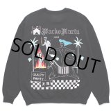 画像: WACKO MARIA/世界平和プロジェクト / SWEAT SHIRT（BLACK）［クルーネックスウェット-23秋冬］