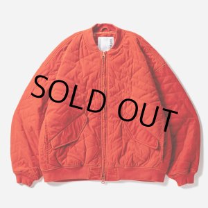 画像: TIGHTBOOTH/T QUILT VELVETEEN JKT（Vermilion） 【30%OFF】［キルトベルベッティーンJKT-23秋冬］