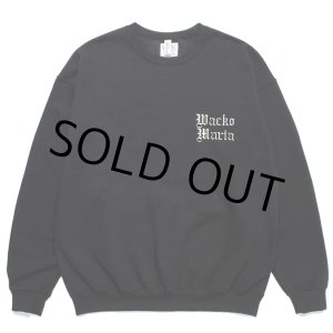 画像: WACKO MARIA/世界平和プロジェクト / SWEAT SHIRT（BLACK）［クルーネックスウェット-23秋冬］