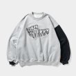 画像1: TIGHTBOOTH/IMPLANT CREW SWEAT（Gray） 【30%OFF】［クルースウェット-23秋冬］ (1)