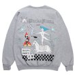 画像1: WACKO MARIA/世界平和プロジェクト / SWEAT SHIRT（GRAY）［クルーネックスウェット-23秋冬］ (1)