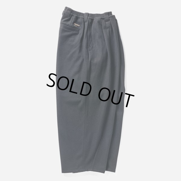 画像2: TIGHTBOOTH/WOOL BAGGY SLACKS（Black） 【20%OFF】［ウールバギースラックス-23秋冬］ (2)