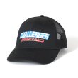 画像1: CHALLENGER/CMC RACING LOGO CAP（BLACK）［レーシングロゴキャップ-23秋冬］ (1)