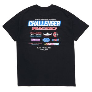画像: CHALLENGER/CMC RACING LOGO TEE（BLACK）［レーシングロゴT-23秋冬］