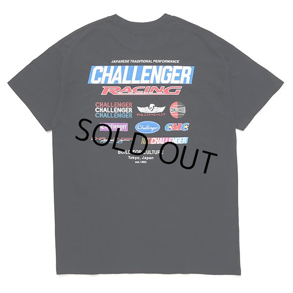 画像1: CHALLENGER/CMC RACING LOGO TEE（BLACK）［レーシングロゴT-23秋冬］ (1)