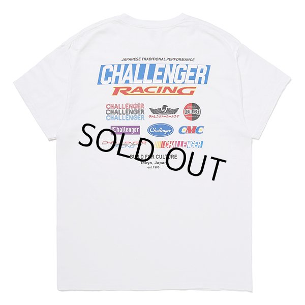 画像1: CHALLENGER/CMC RACING LOGO TEE（WHITE）［レーシングロゴT-23秋冬］ (1)