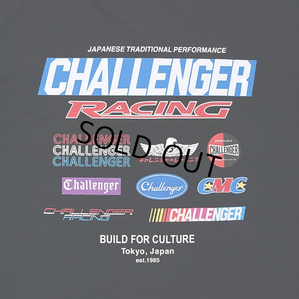 画像4: CHALLENGER/CMC RACING LOGO TEE（BLACK）［レーシングロゴT-23秋冬］ (4)