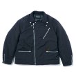 画像3: 【50%OFF】ROUGH AND RUGGED/DOUBLES（BLACK）［ナイロンダブルライダースJKT-23秋冬］ (3)
