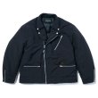 画像1: ROUGH AND RUGGED/DOUBLES（BLACK） 【30%OFF】［ナイロンダブルライダースJKT-23秋冬］ (1)