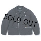 画像: 【50%OFF】ROUGH AND RUGGED/DOUBLES（BLACK）［ナイロンダブルライダースJKT-23秋冬］