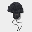 画像1: TIGHTBOOTH/FLIGHT BEANIE（Black）［フライトビーニー-23秋冬］ (1)