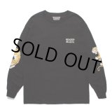 画像: WACKO MARIA/TIM LEHI / LONG SLEEVE T-SHIRT（BLACK）［刺繍+プリント長袖T-23秋冬］