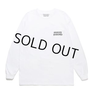 画像: WACKO MARIA/LONG SLEEVE T-SHIRT（WHITE）［刺繍長袖T-23秋冬］