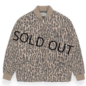 画像: WACKO MARIA/DICKIES / LEOPARD QUILITED JACKET（BEIGE）［レオパードキルティングJKT-23秋冬］