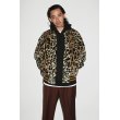 画像5: WACKO MARIA/FAUX LEOPARD FUR VARSITY JACKET（BEIGE）［レオパードファーヴァーシティJKT-23秋冬］ (5)