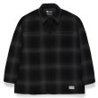 画像1: WACKO MARIA/CHECK FLEECE SHIRT JACKET（GRAY）［チェックフリースシャツJKT-23秋冬］ (1)