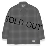 画像: WACKO MARIA/CHECK FLEECE SHIRT JACKET（GRAY）［チェックフリースシャツJKT-23秋冬］