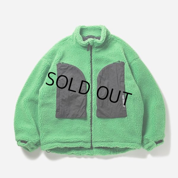 画像1: TIGHTBOOTH/WINDOWS BOA JKT（Light Green） 【30%OFF】［ボアJKT-23秋冬］ (1)