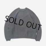 画像: 【30%OFF】TIGHTBOOTH/SPLICE KNIT SWEATER（Black）［ニットセーター-23秋冬］