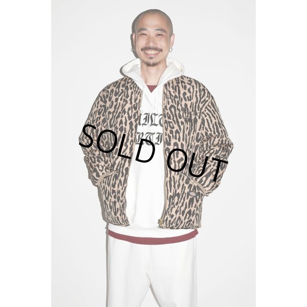 画像3: WACKO MARIA/DICKIES / LEOPARD QUILITED JACKET（BEIGE）［レオパードキルティングJKT-23秋冬］ (3)