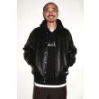 画像3: WACKO MARIA/LEATHER VARSITY JACKET（BLACK）［レザーヴァーシティJKT-23秋冬］ (3)