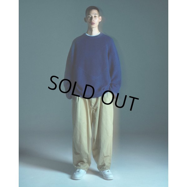 画像2: TIGHTBOOTH/SPLICE KNIT SWEATER（Gray） 【30%OFF】［ニットセーター-23秋冬］ (2)