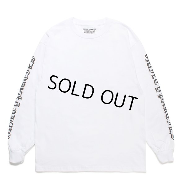 画像2: WACKO MARIA/TIM LEHI / LONG SLEEVE T-SHIRT（WHITE）［プリント長袖T-23秋冬］ (2)