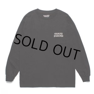 画像: WACKO MARIA/LONG SLEEVE T-SHIRT（BLACK）［刺繍長袖T-23秋冬］