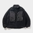 画像1: TIGHTBOOTH/WINDOWS BOA JKT（Black） 【30%OFF】［ボアJKT-23秋冬］ (1)