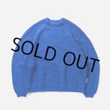 画像: TIGHTBOOTH/SPLICE KNIT SWEATER（Blue）［ニットセーター-23秋冬］